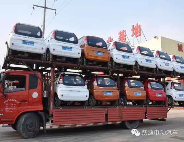 躍迪電動汽車全國銷售趨勢猛漲—批量發(fā)車甘肅