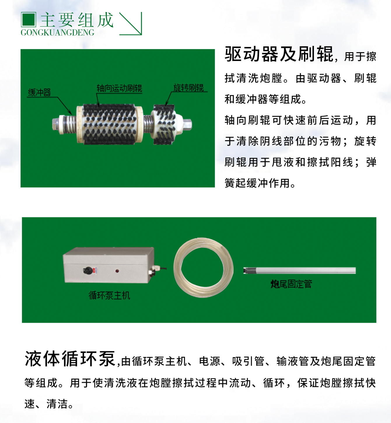 躍迪便攜式炮膛擦拭清洗設(shè)備新品上線